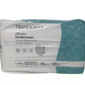 Tranquility Essential Adult Incontinence Brief, Pampers L /X-Large, 25/BG